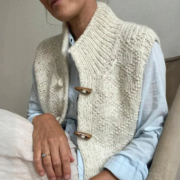 Anja - L'élégant cardigan sans manches
