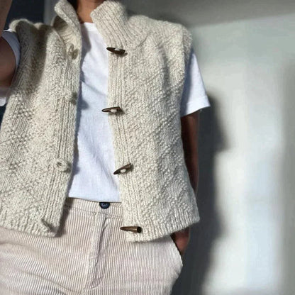 Anja - L'élégant cardigan sans manches