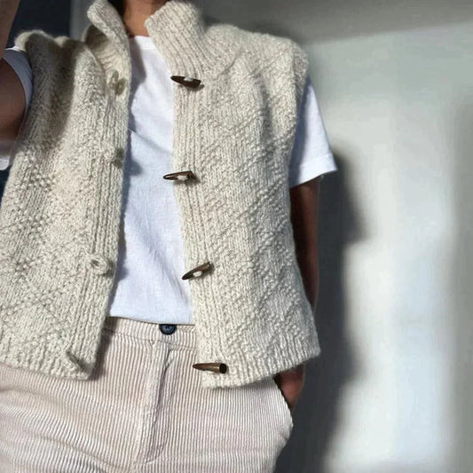 Anja - L'élégant cardigan sans manches