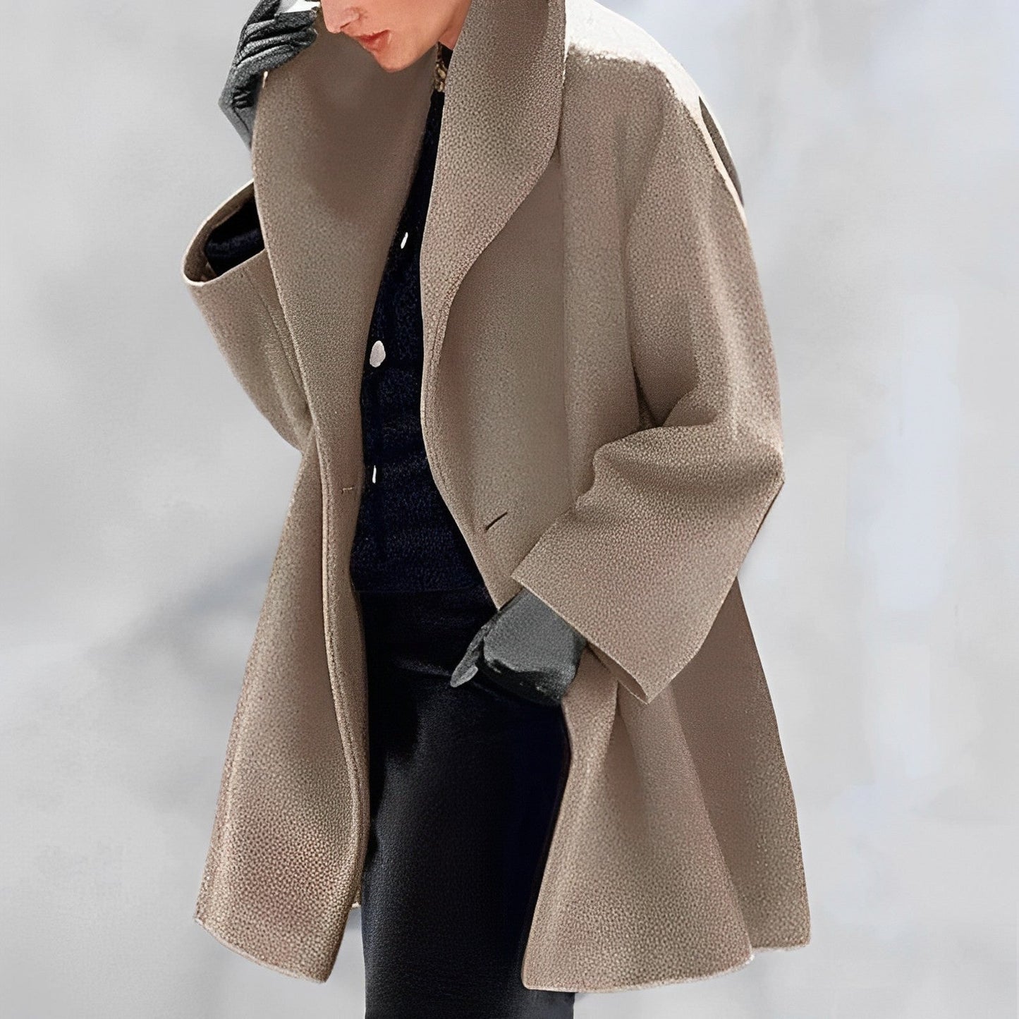 Veste d'hiver urbaine en laine
