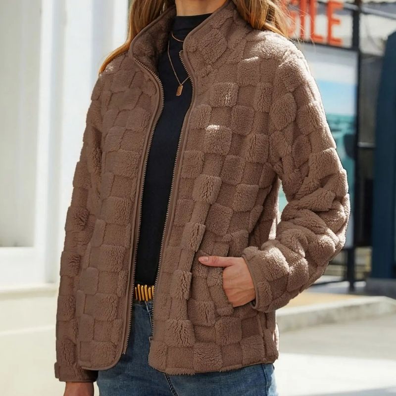 Ayleen - veste polaire courte super-douce