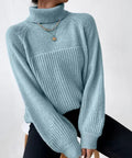 Blaire – Pull chaud en tricot à col roulé pour femmes