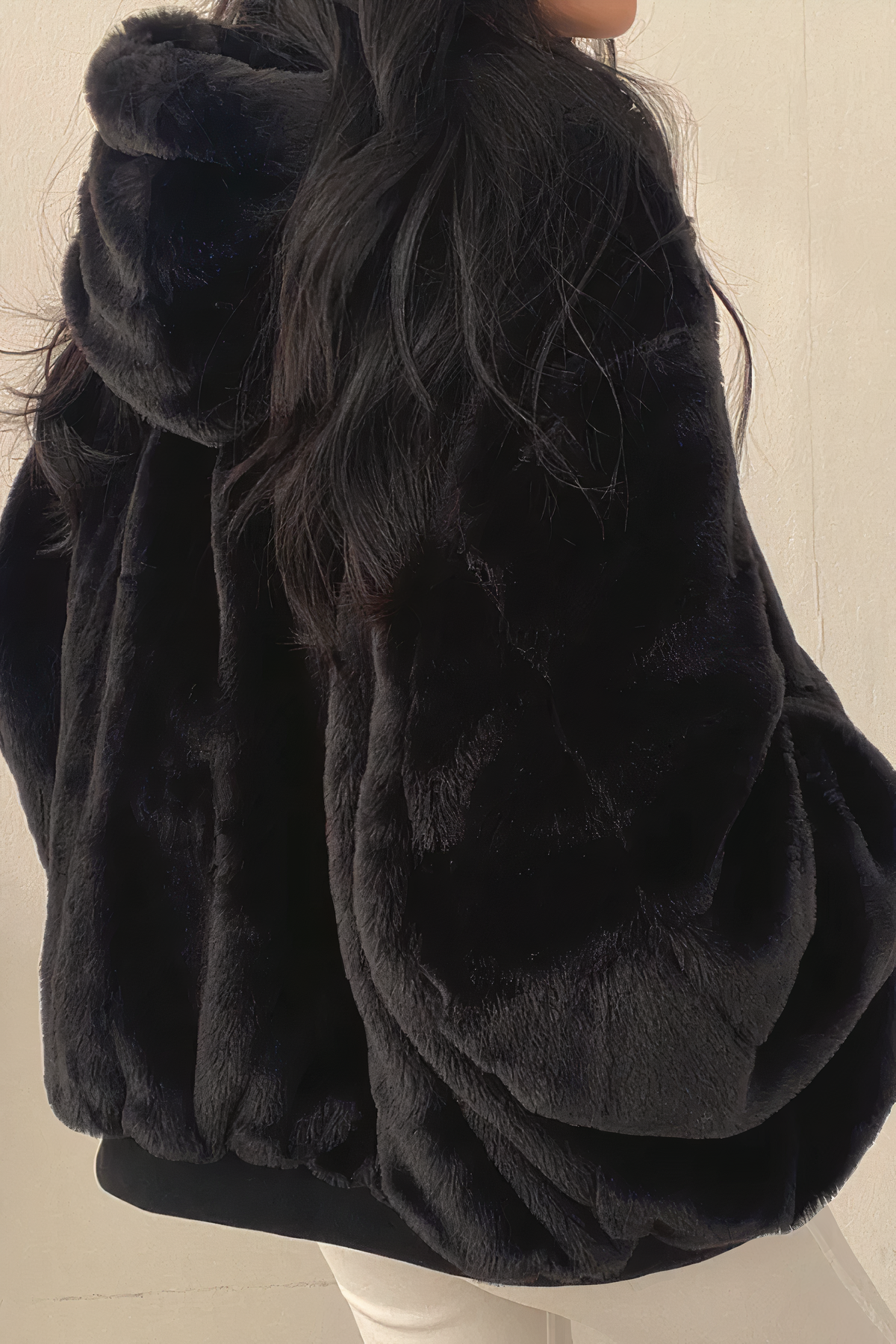 Vesper - Manteau d'hiver avec capuche en cachemire