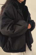 Vesper - Manteau d'hiver avec capuche en cachemire