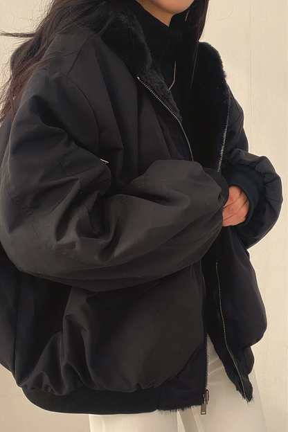 Vesper - Manteau d'hiver avec capuche en cachemire