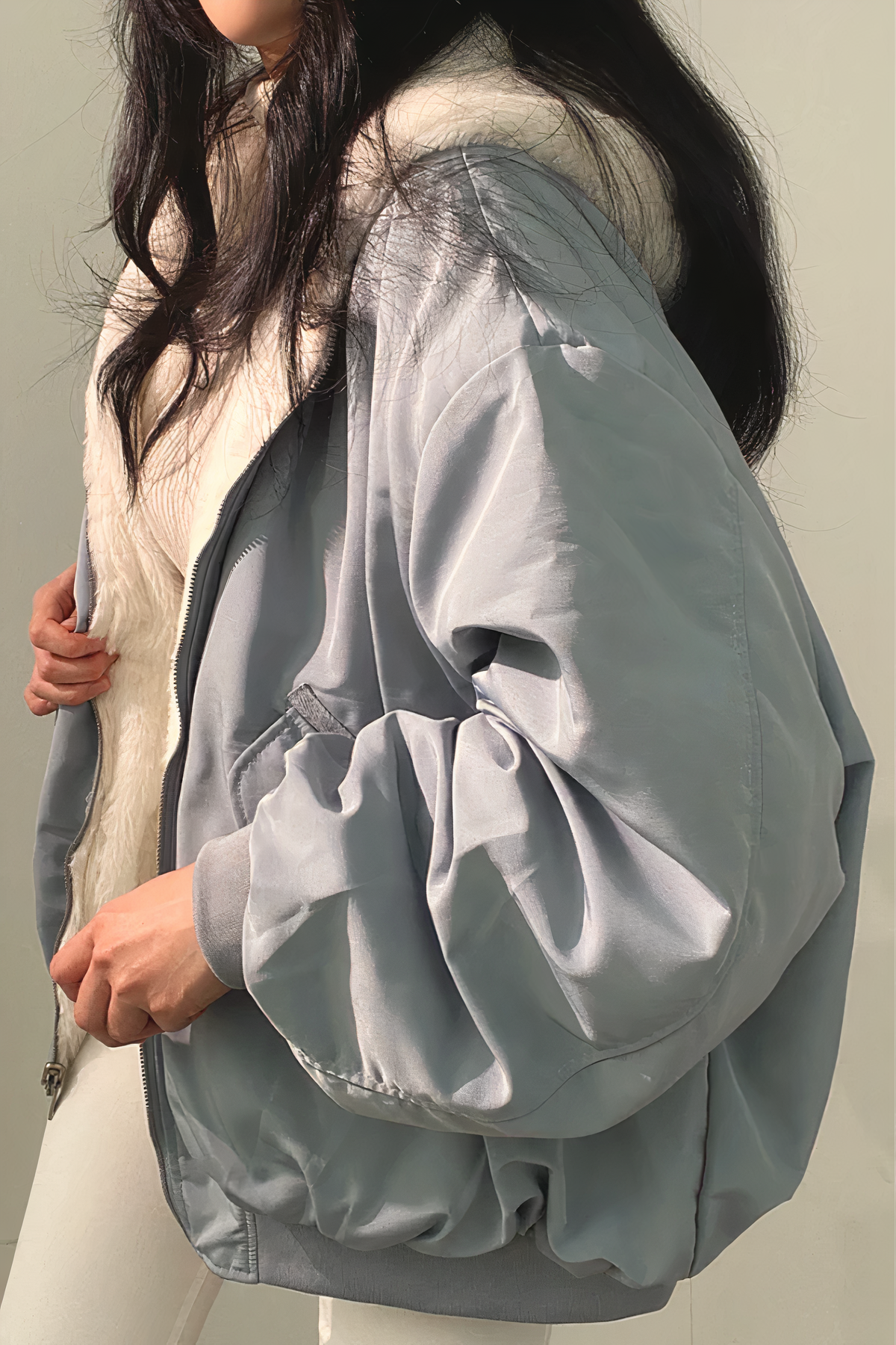Vesper - Manteau d'hiver avec capuche en cachemire