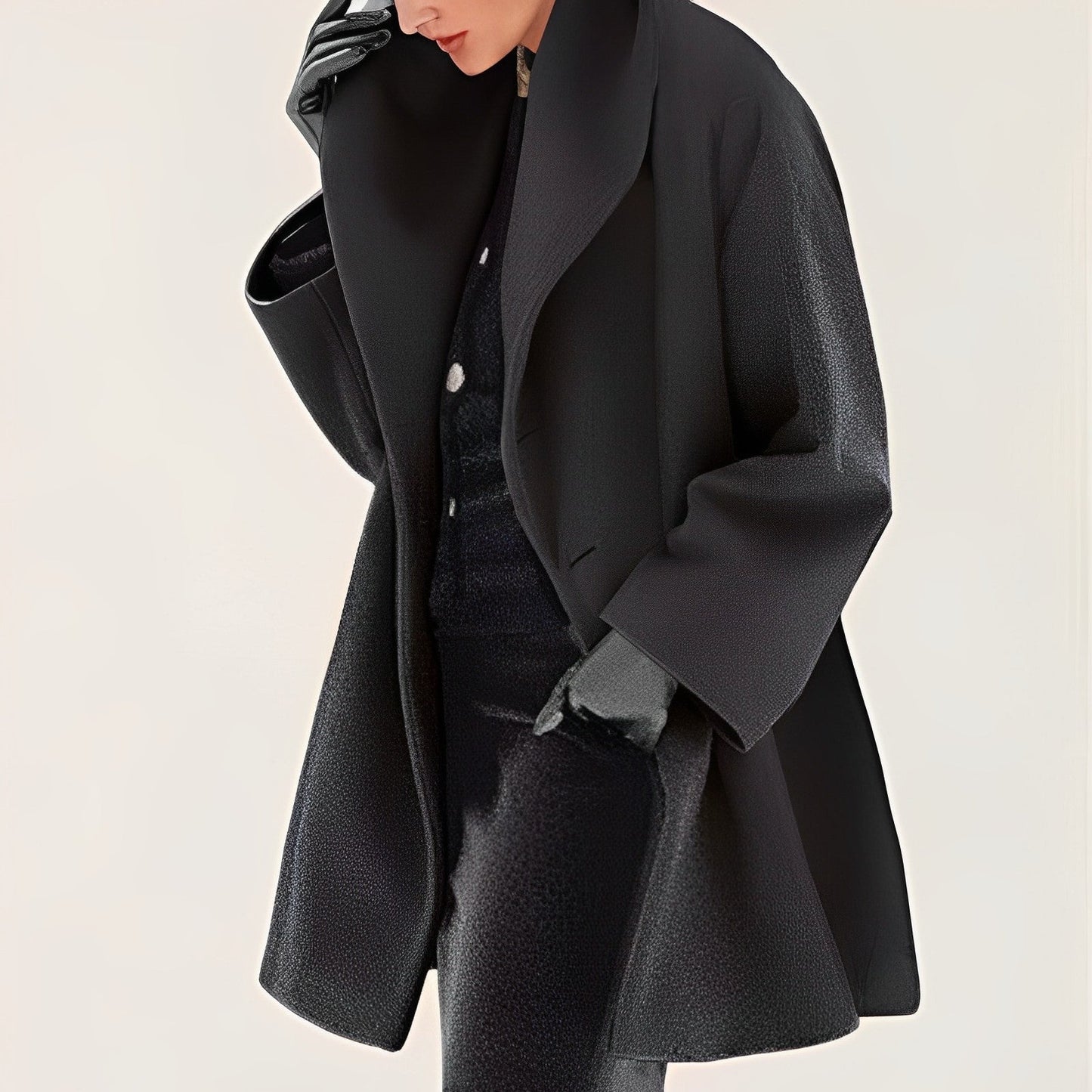Veste d'hiver urbaine en laine