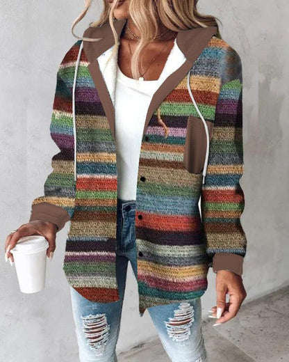 Sweat à capuche classique avec impression pour vêtements d'extérieur