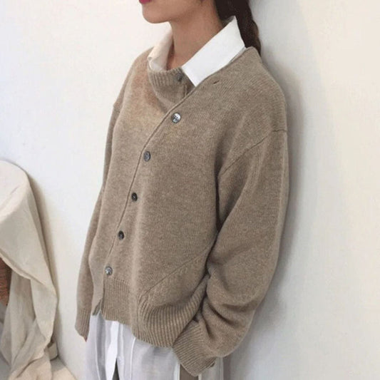 Kerry – Cardigan luxueux en cachemire avec fermeture à boutons