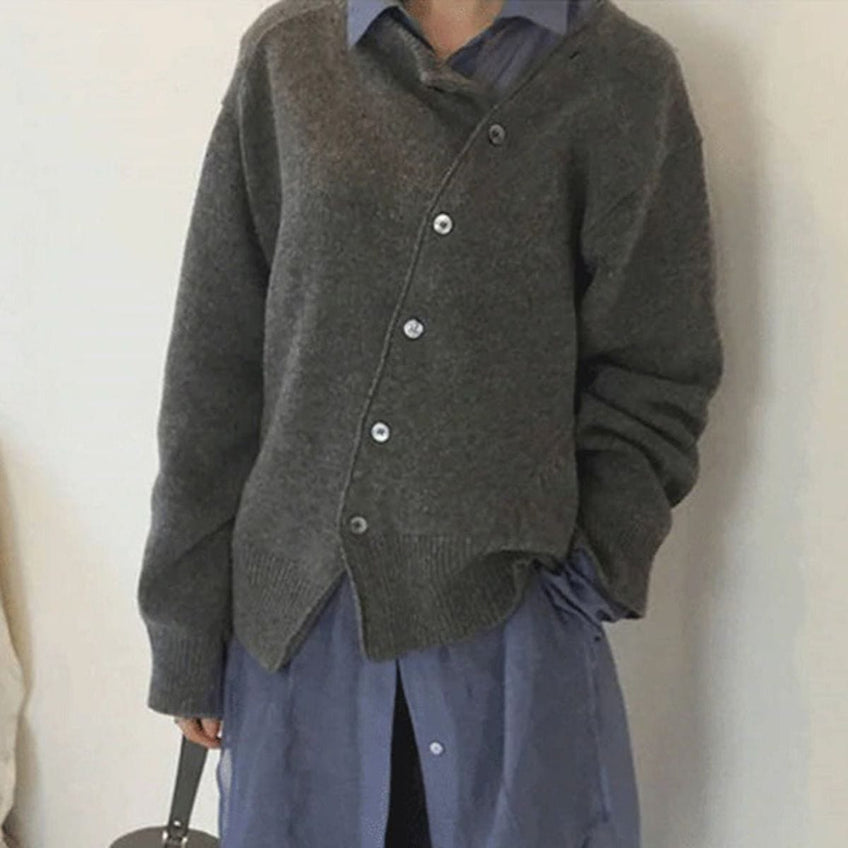 Kerry – Cardigan luxueux en cachemire avec fermeture à boutons
