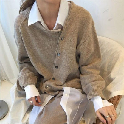 Kerry – Cardigan luxueux en cachemire avec fermeture à boutons